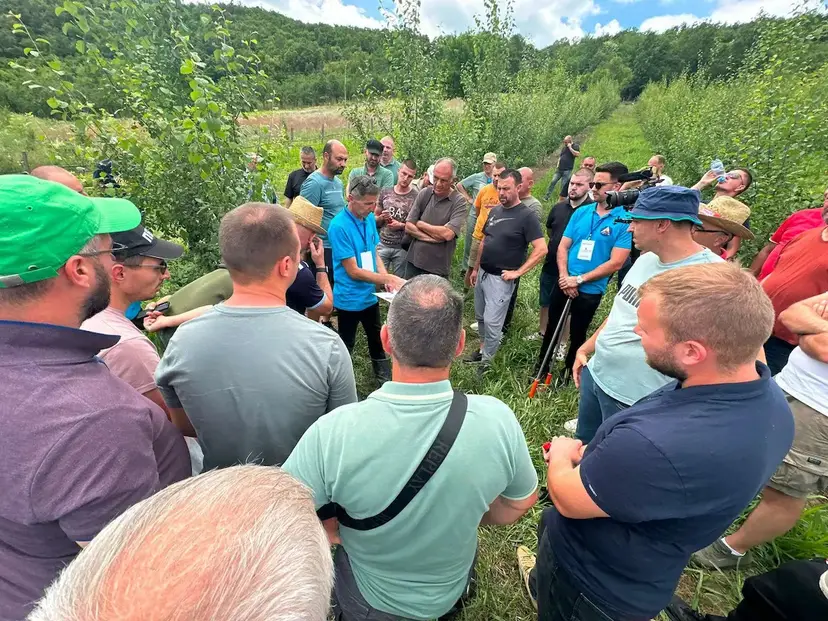 Nesvakidašnja radionica pod otvorenim nebom: U podnožju Kablara voćari dobili savete stručnjaka zlata vredne (FOTO)