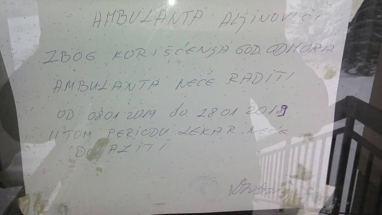 Завејана села остала без медицинске помоћи, због годишњег одмора