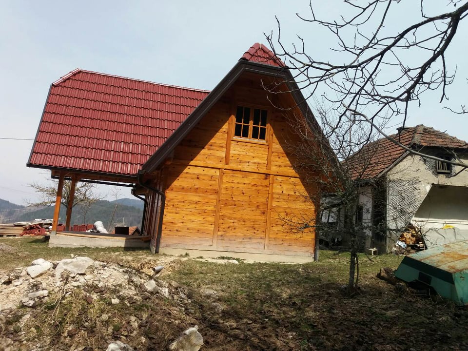 Покренуто клизиште у месту Заовине, фото: НП Тара