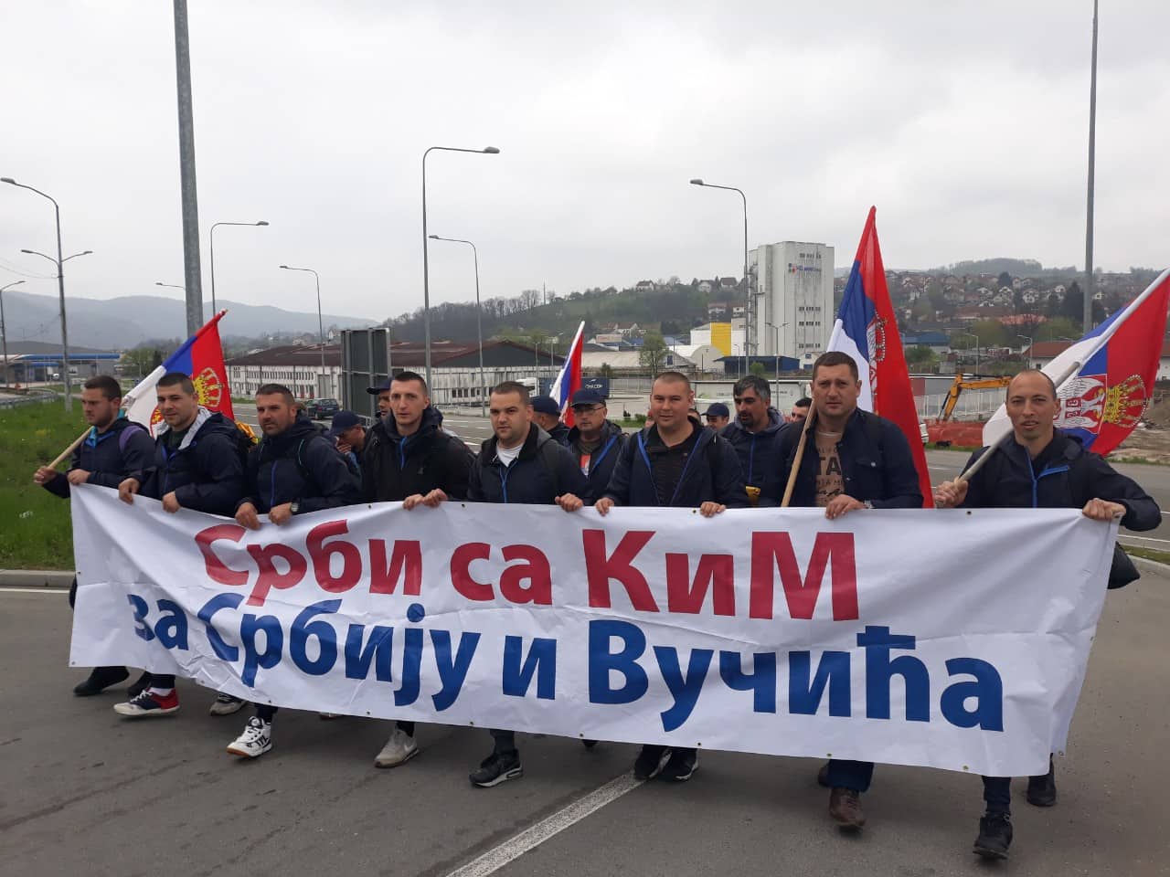 Срби са КиМ стигли у Горњи Милановац, фото: РИНА