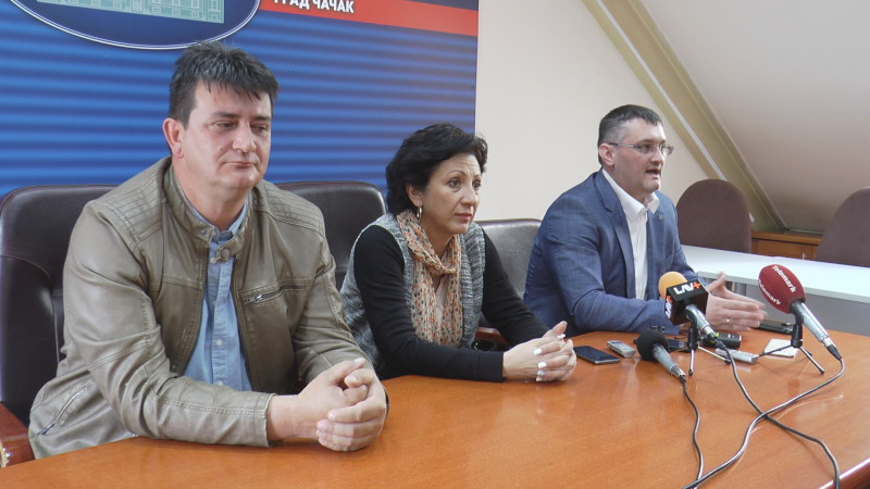 Конференција за медије представника опозиционих одборничких група, фото: РИНА