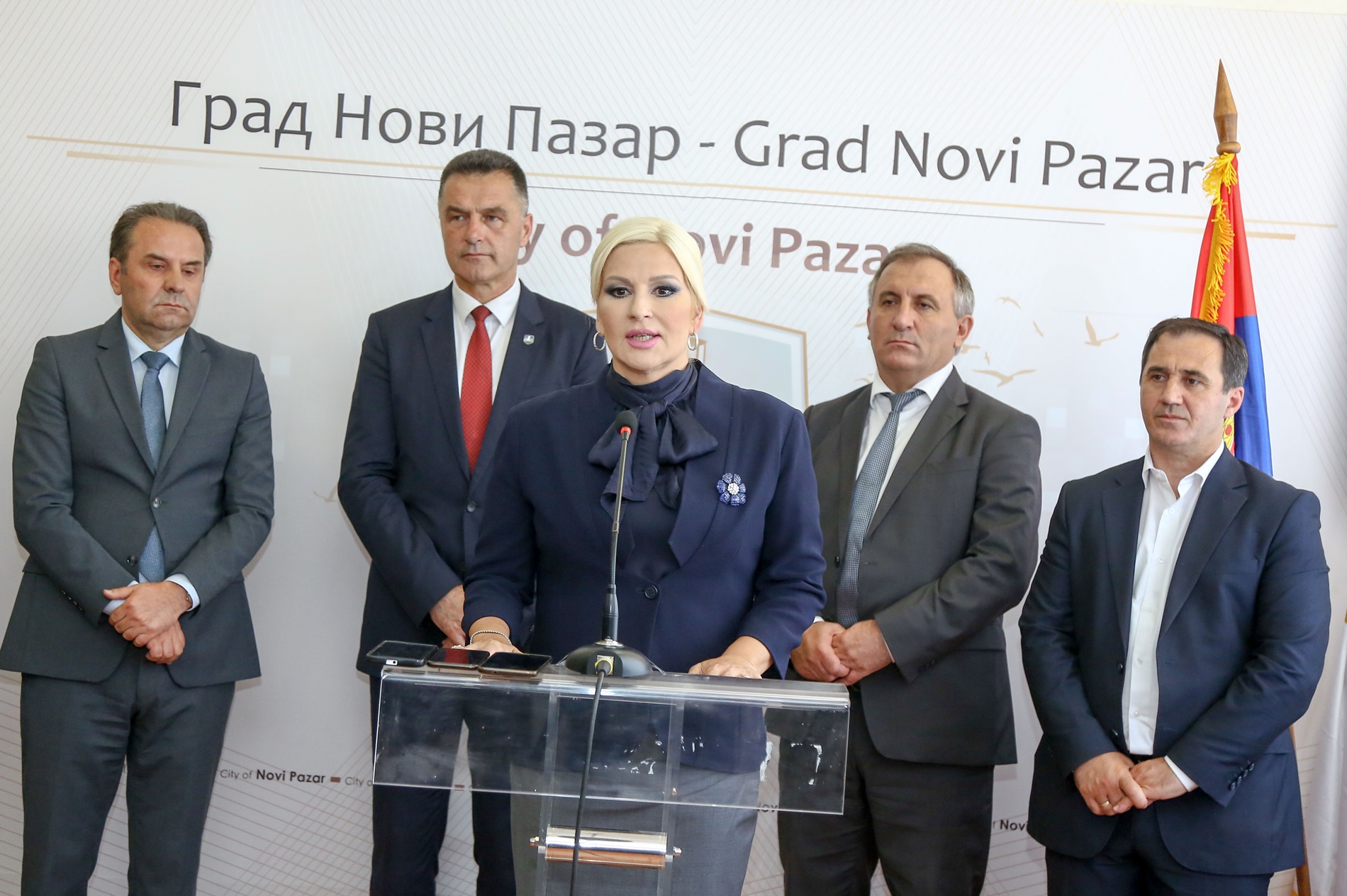 Потпредседница Владе Србије и министарка грађевинарства, саобраћаја и инфраструктуре Зорана Михајловић у Новом Пазару-2, фото: мгси.рс