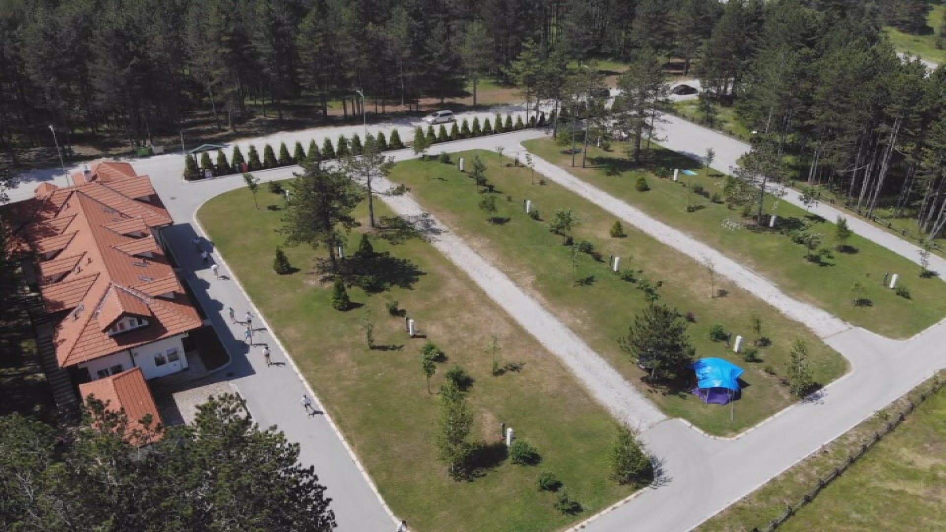 Стаза на којој малишани вредно тренирају преко лета, фото: РИНА