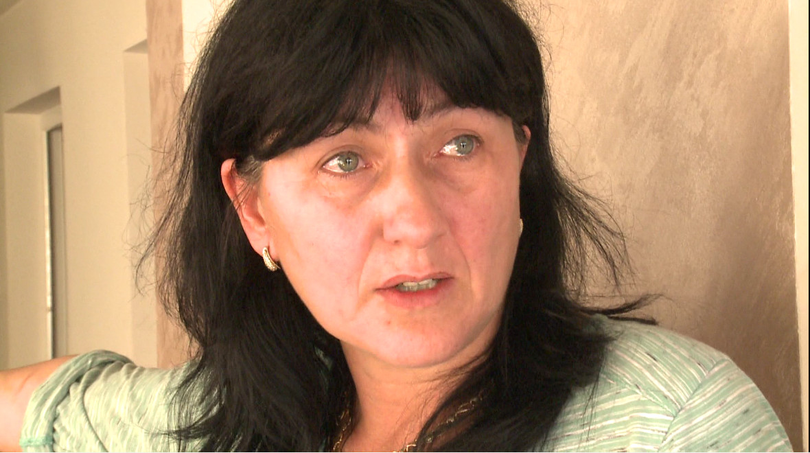 Мира Матијевић у сузама пре месец дана, фото: РИНА