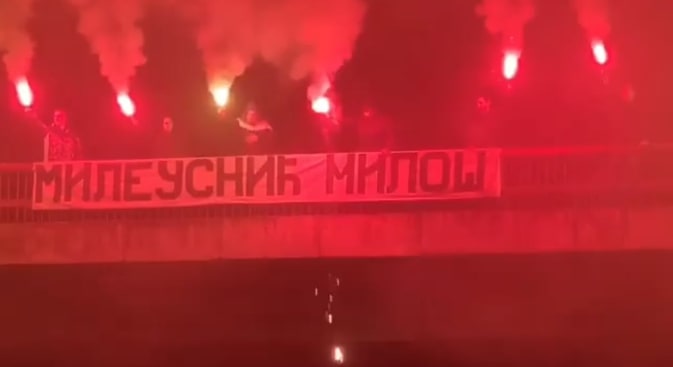 Година дана од убиства Милоша Милеуснића: Бакље на Морави у знак сећања на друга и брата (ФОТО)