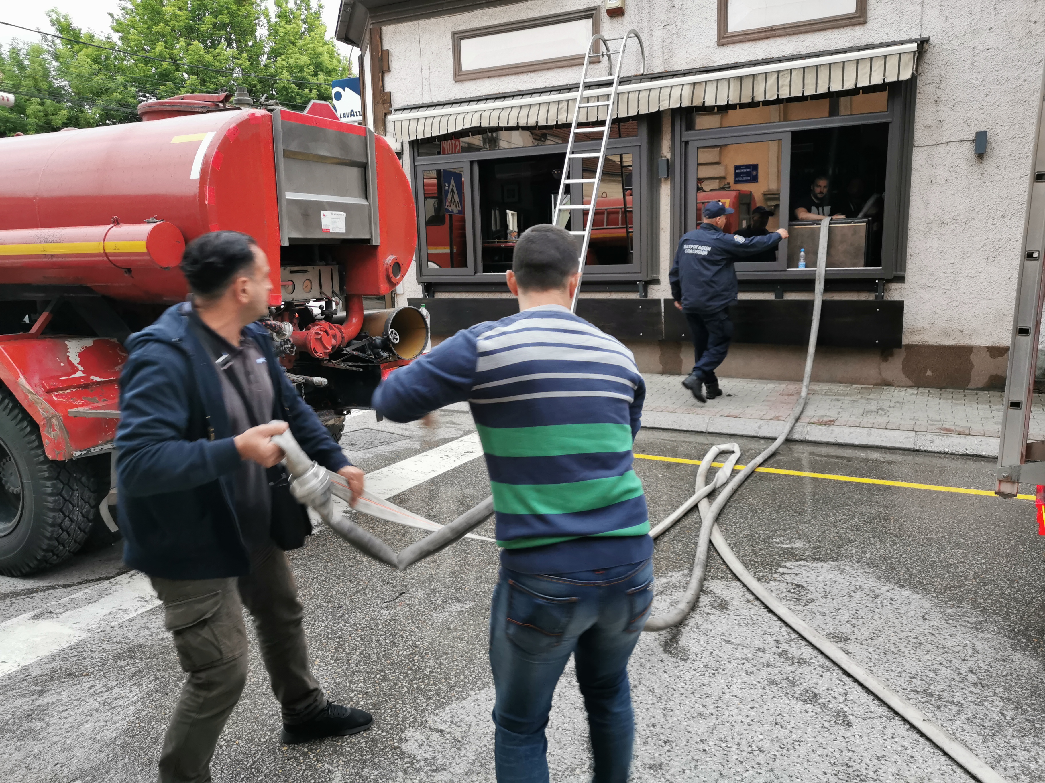 Пожар у угоститељском објекту/ Фото: РИНА