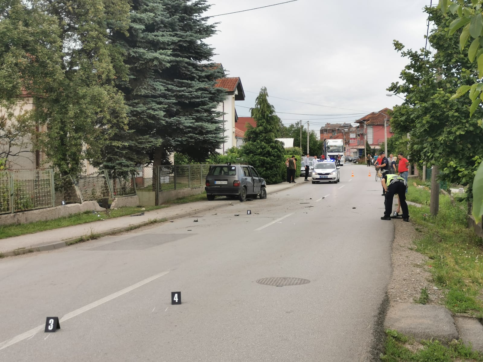 Тежак удес на Пријеворском путу код Чачка, фото; РИНА