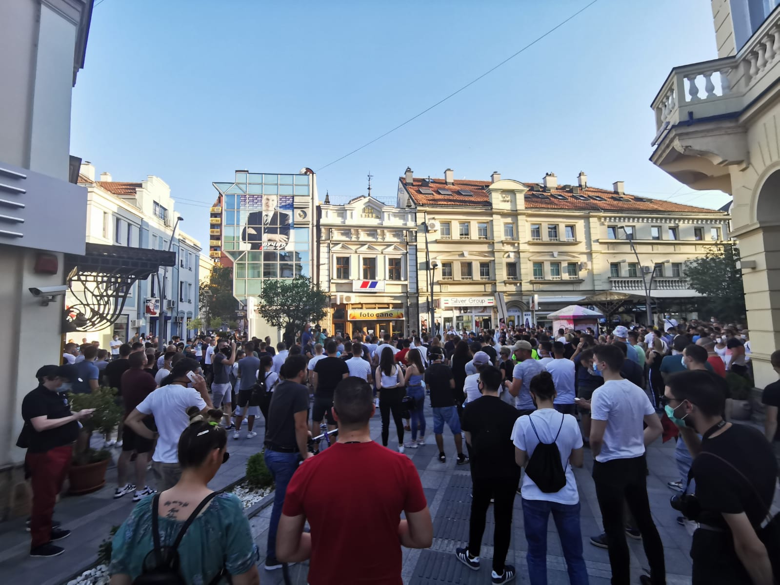 Мирни протести у Чачку, Фото: РИНА