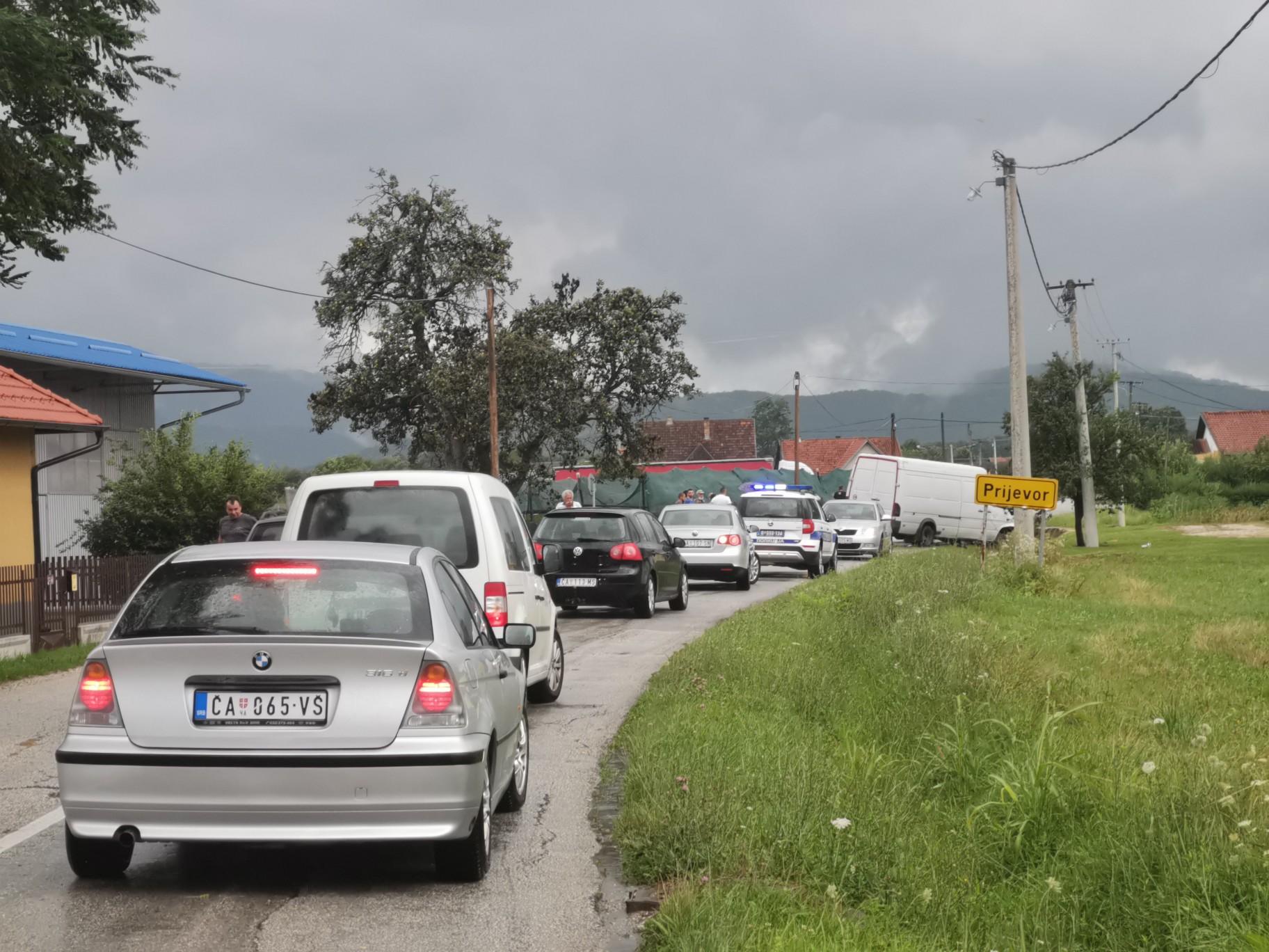 Саобраћај на овој деоници био у застоју, Фото: РИНА