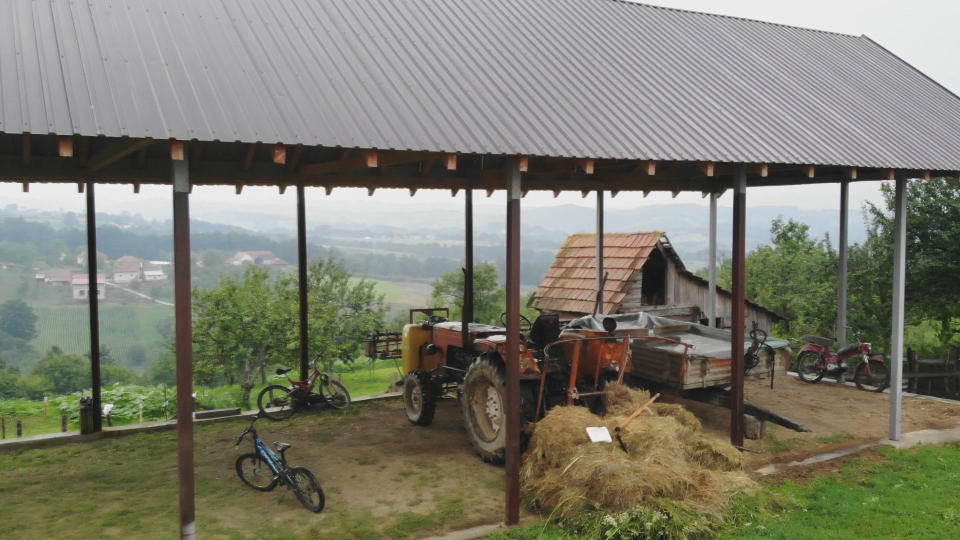 Његово сеоско имање није зарасло у коров иако је непокретан, Фото: РИНА