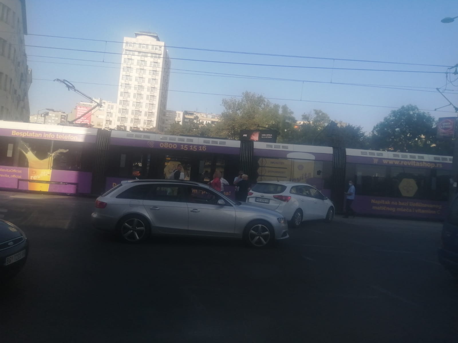 Удес у центру Београда/ Фото: РИНА