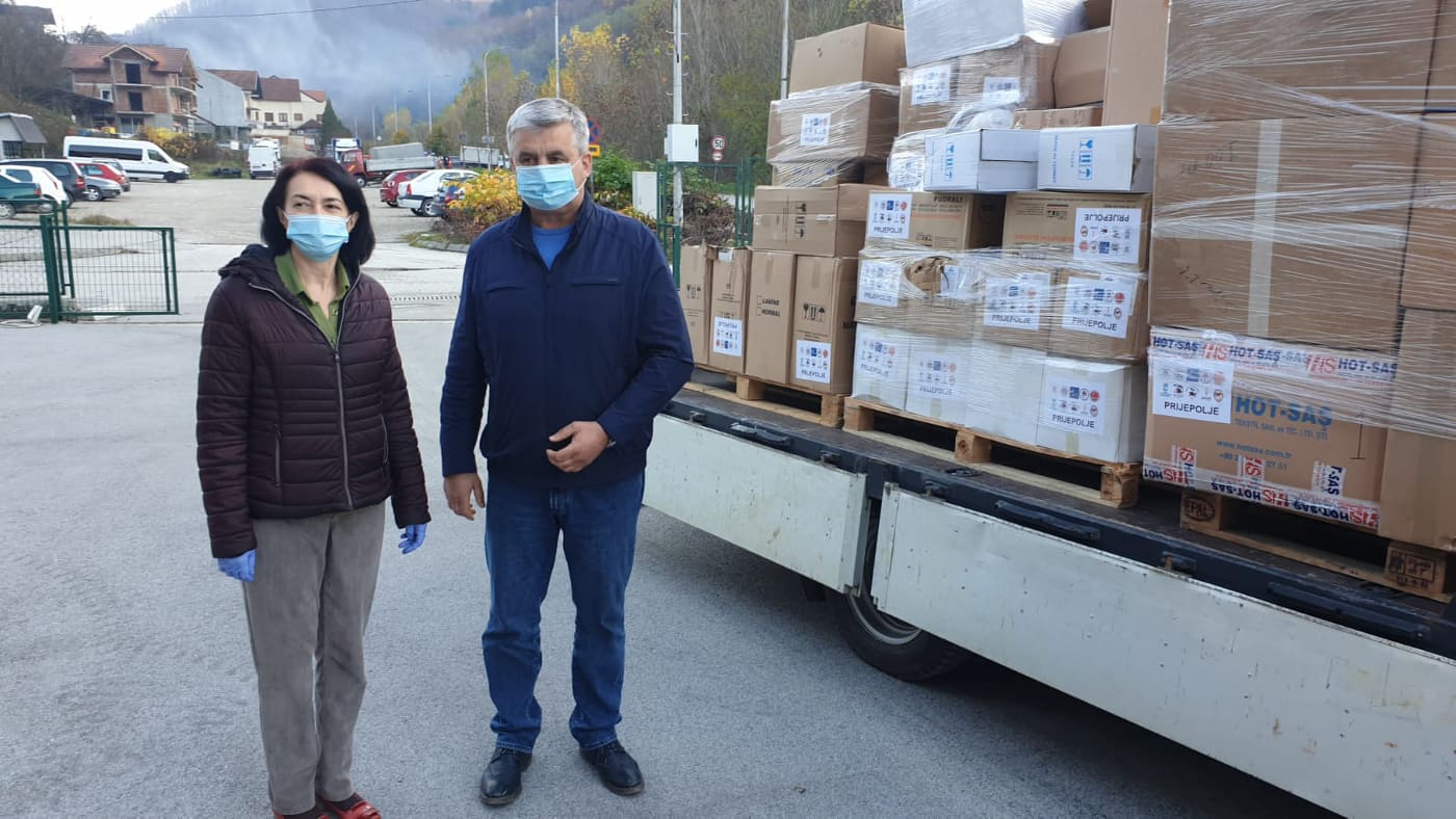 Велика донација из Турске стигла у Пријепоље: Спас у задњи час у општини која је жариште корона вируса у Златиборском округу (ФОТО)