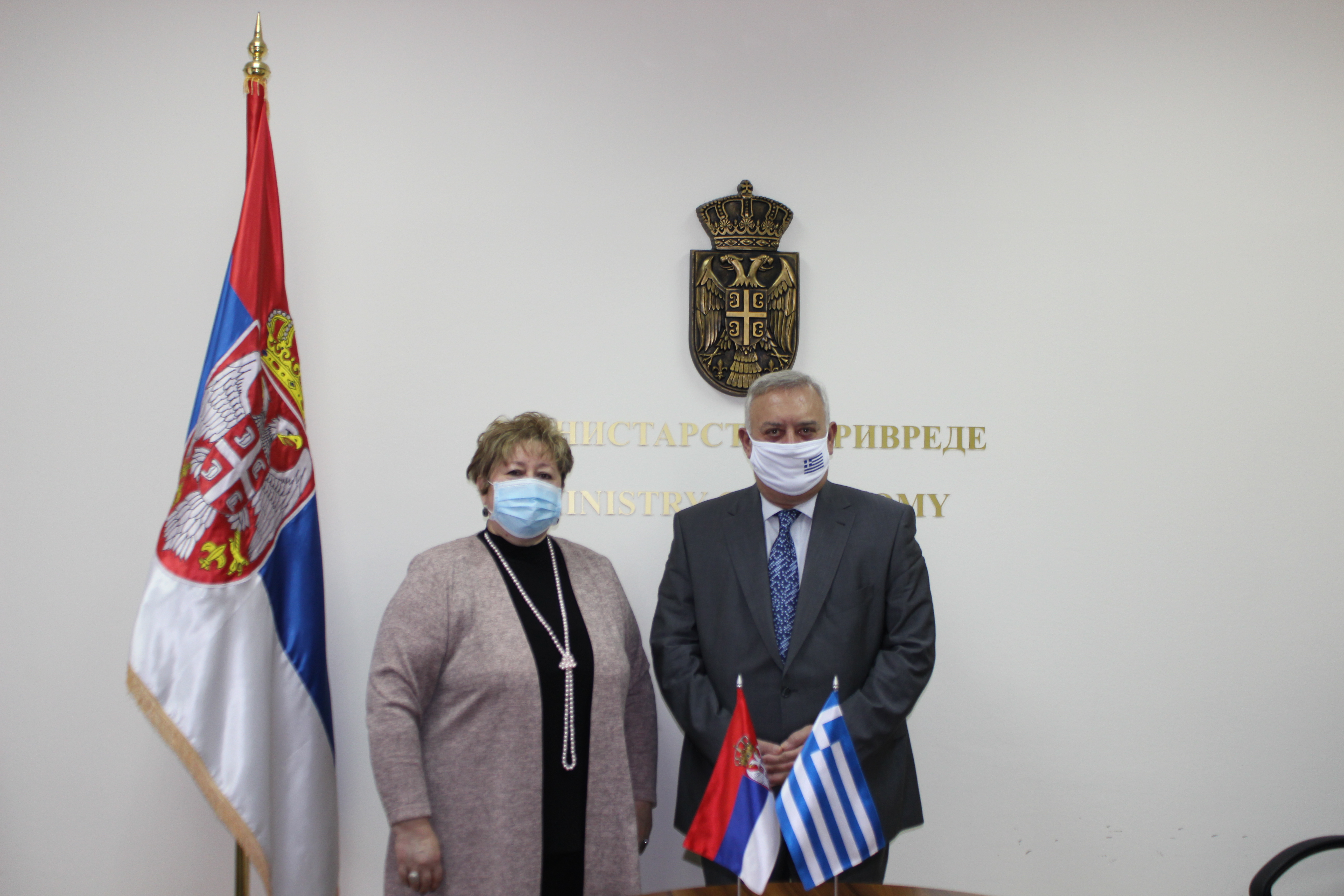 Србија и Грчка унапређују  сарадњу: Привреда мора да се развија упркос отежавајућим околностима