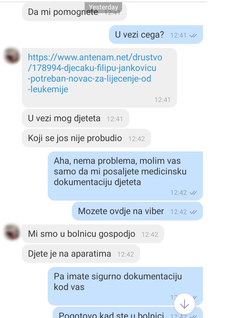 За "помоћ" се обратила и новинарима из Црне Горе, фото: Принтскрин / РТВ Цетиње