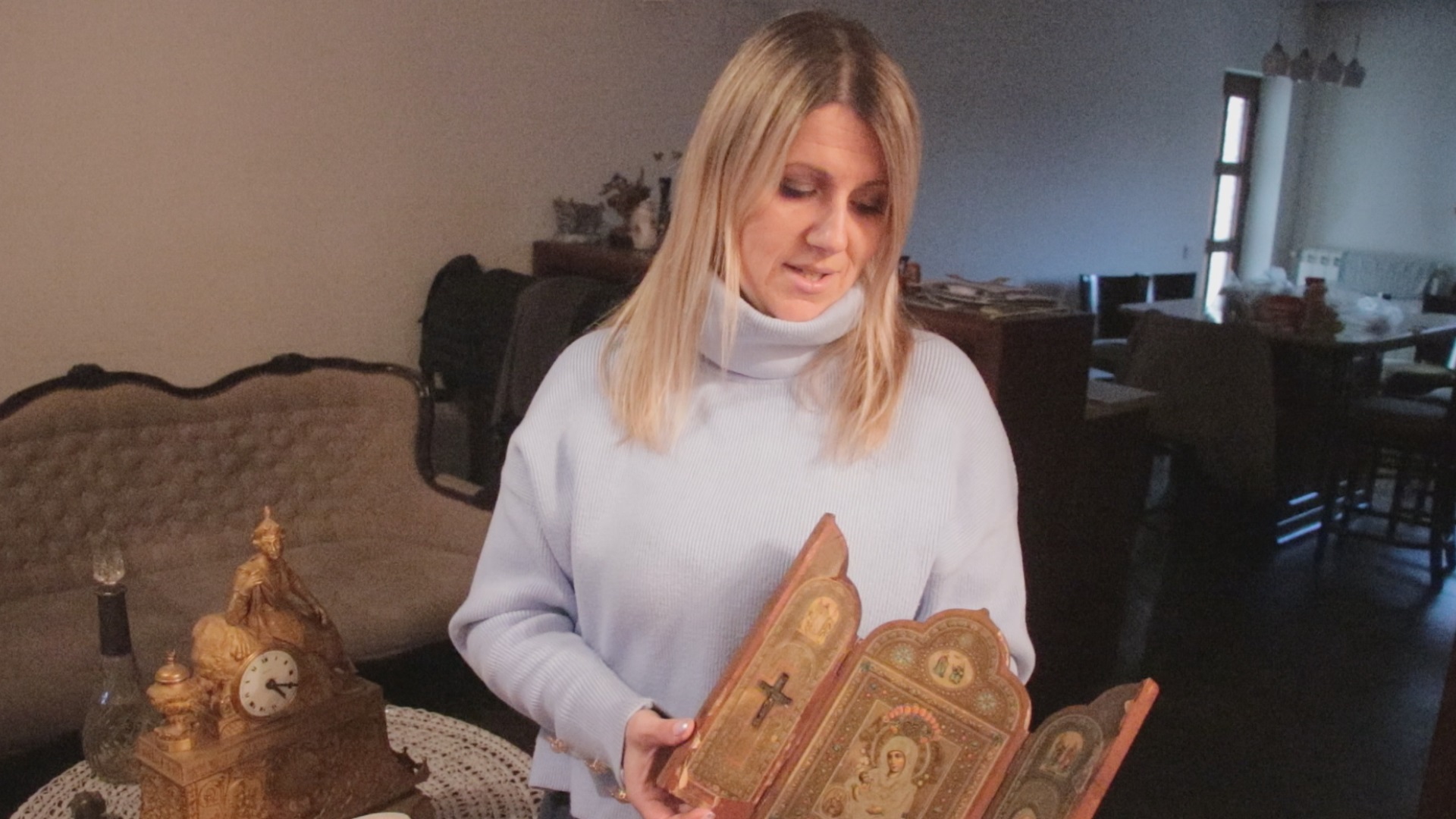 Икона је била Рајсова амајлија, а сада чува породицу Гачић, фото: РИНА