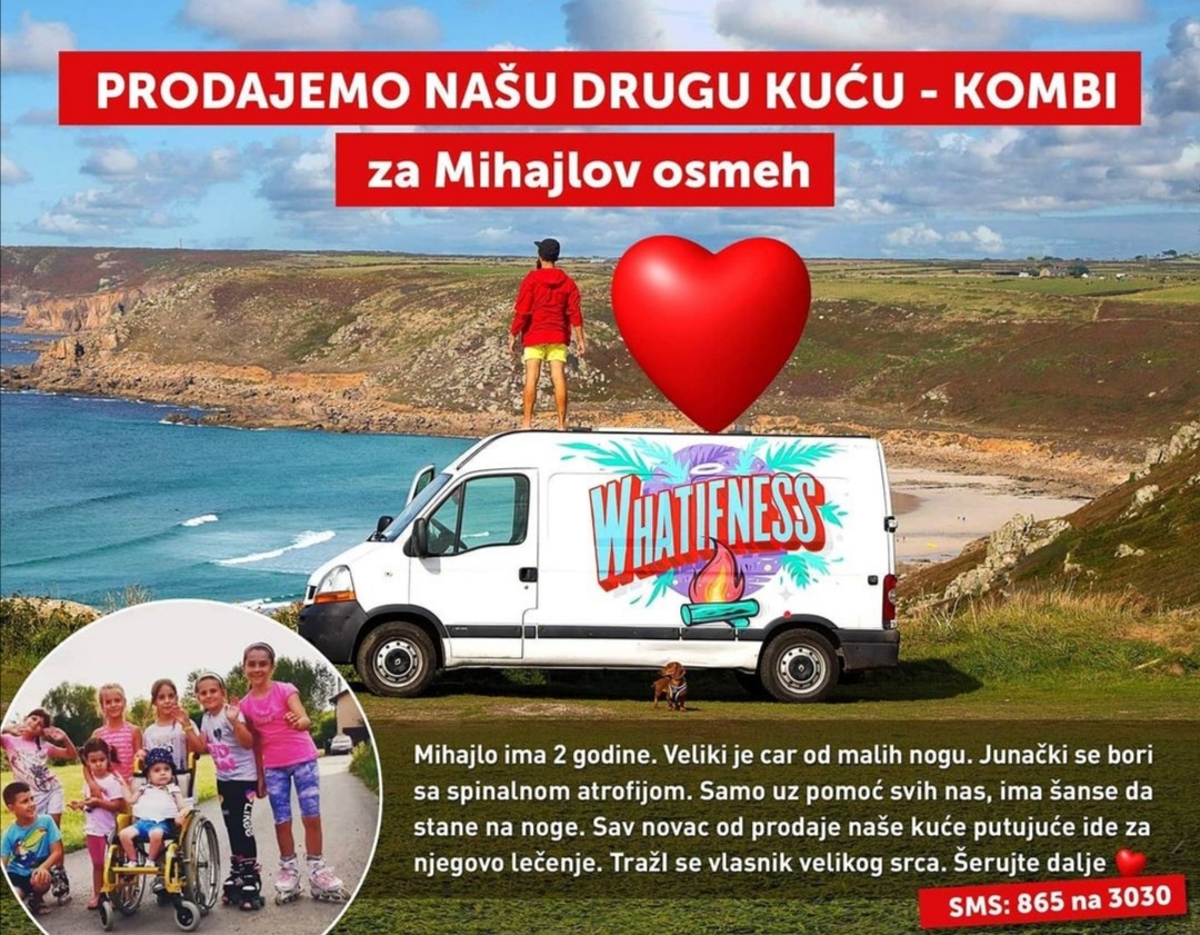 О њима је причала читава Србија, а сада су доказали колике су људине: Ања и Страхиња продају своју кућу на точковима како би помогли да се мали Михајло излечи