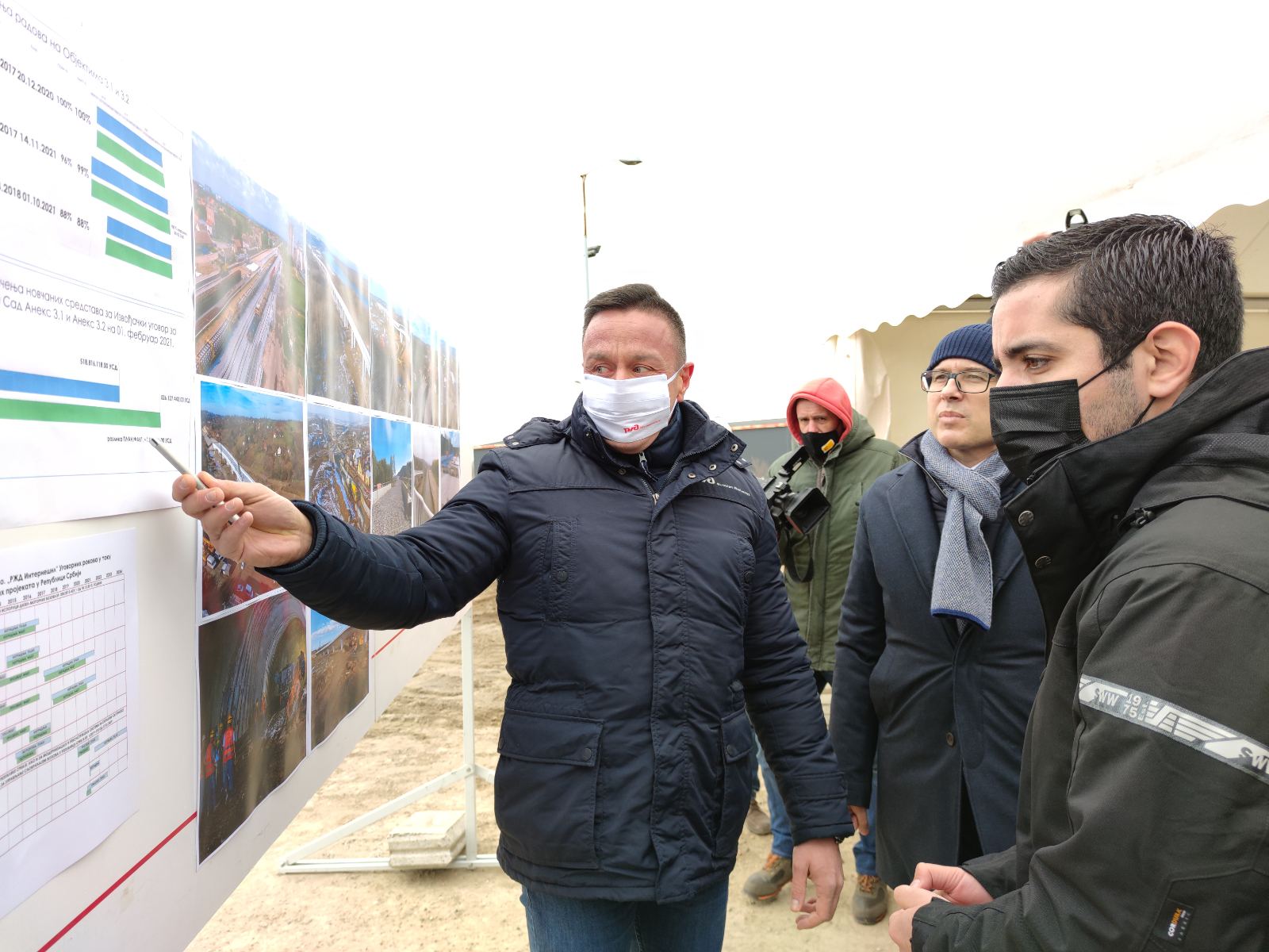Момировић: Одлично напредује изградња брзе пруге кроз Нови Сад, крајем марта станови за припаднике снага безбедности 