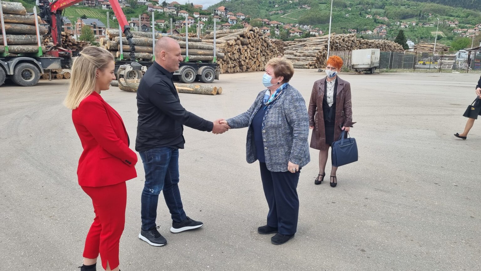 Министарка привреде Анђелка Атанасковић, боравила је у радној посети општини Пријепоље, фото: РИНА