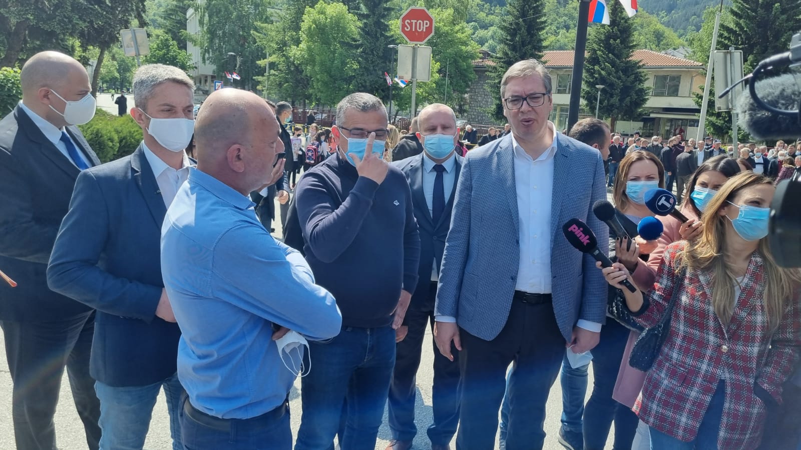 Председник Вучић у Пријепољу: Доносим вам лепе вести, ове године крећемо у градњу гасовода вредну 30 милиона евра/ Фото: РИНА