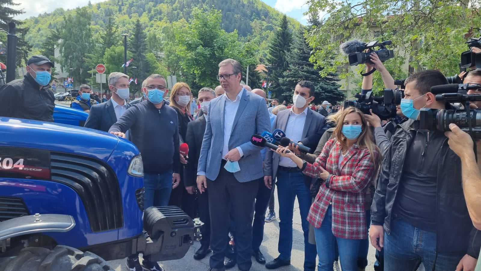 Председник Вучић у Пријепољу: Доносим вам лепе вести, ове године крећемо у градњу гасовода вредну 30 милиона евра