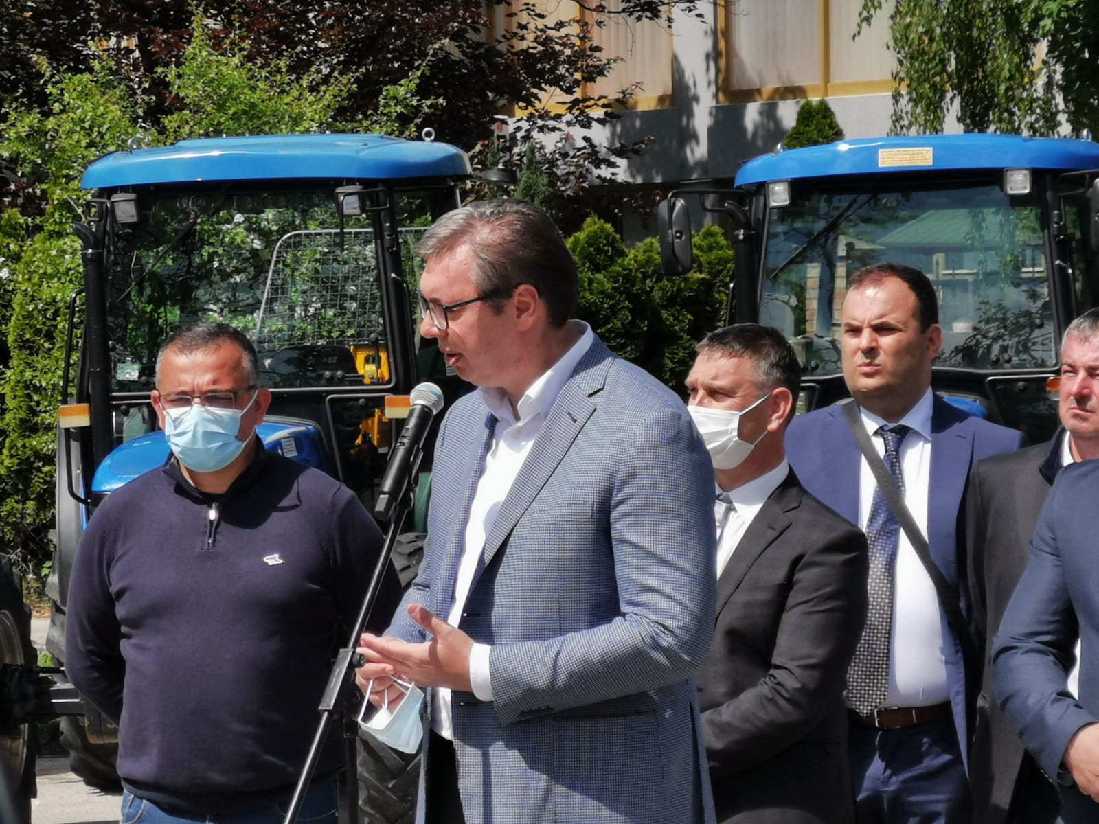 Председник Вучић у Пријепољу: Доносим вам лепе вести, ове године крећемо у градњу гасовода вредну 30 милиона евра/ Фото: РИНА