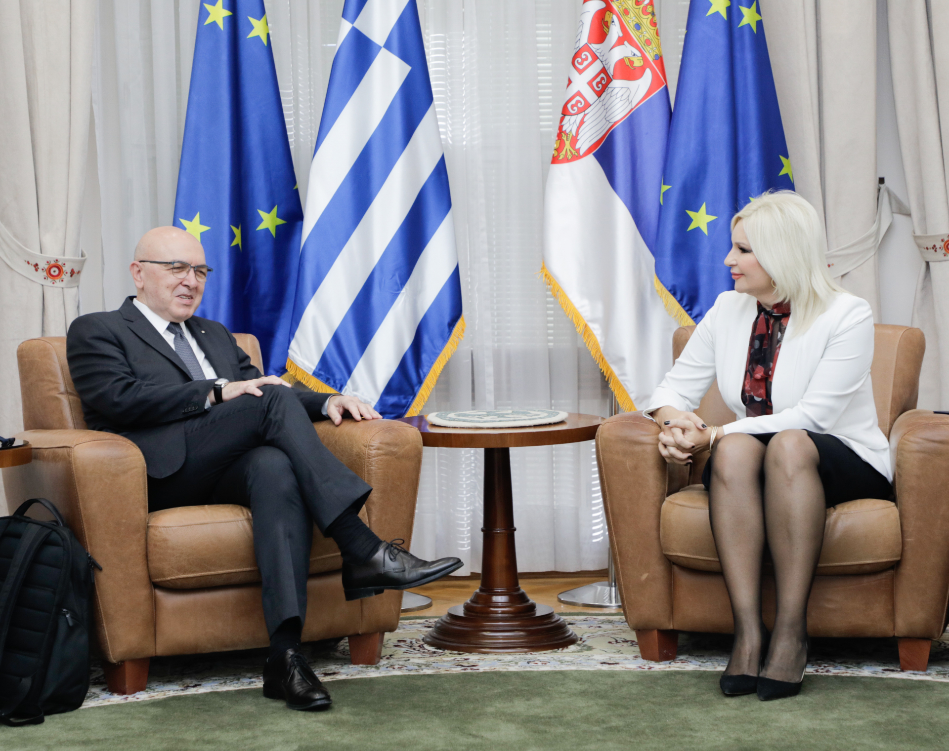Михајловићева и Фрагојанис: Зелена енергија кључна за унапређење сарадње Србије и Грчке у енергетици