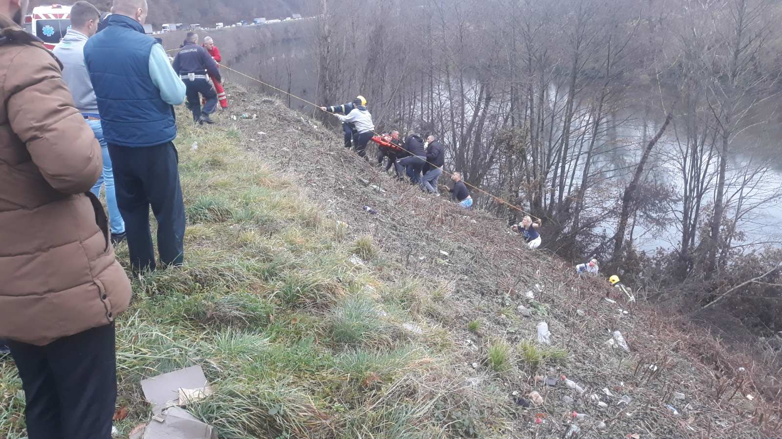 Пријепољац аутом слетео у реку Лим/ Фото: РИНА
