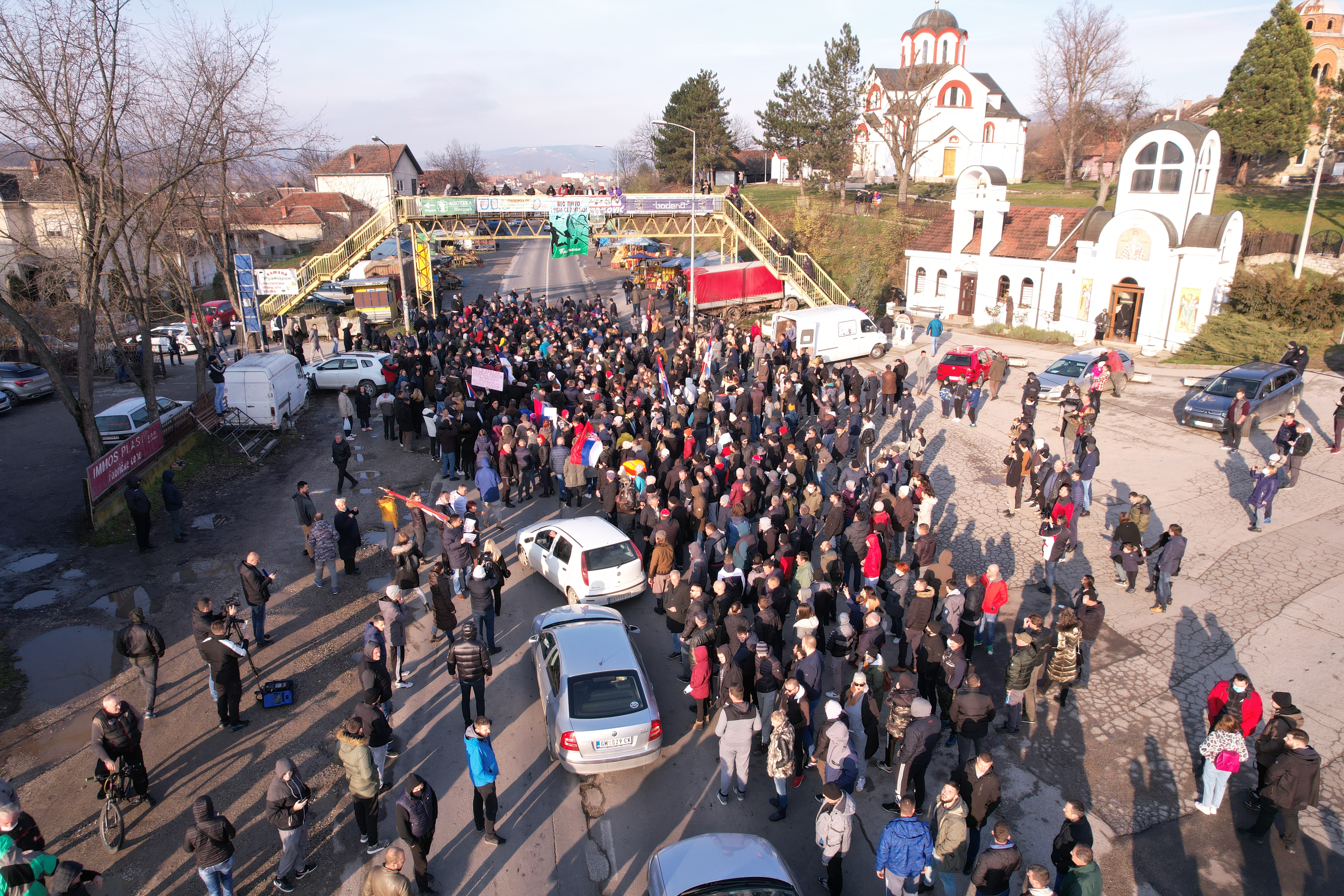 Протест присталица еколошких удружења најмасовнији у Чачку, око хиљаду људи окупило се у Прељини, фото: РИНА