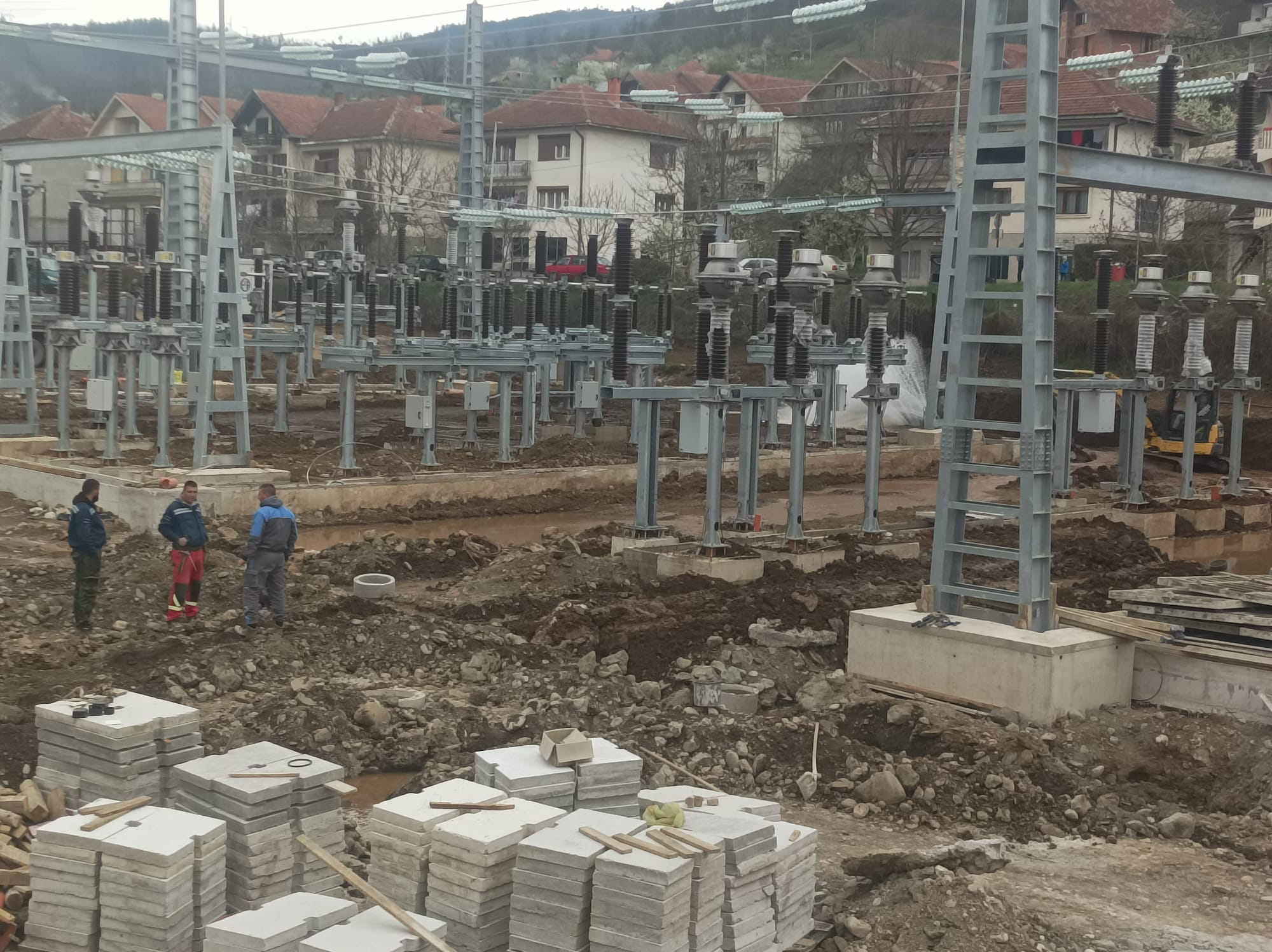 Хаварија у Прибоју, сви становници остали без воде: Пробијена главна водоводна цев приликом изградње трафостанице/ Фото:РИНА