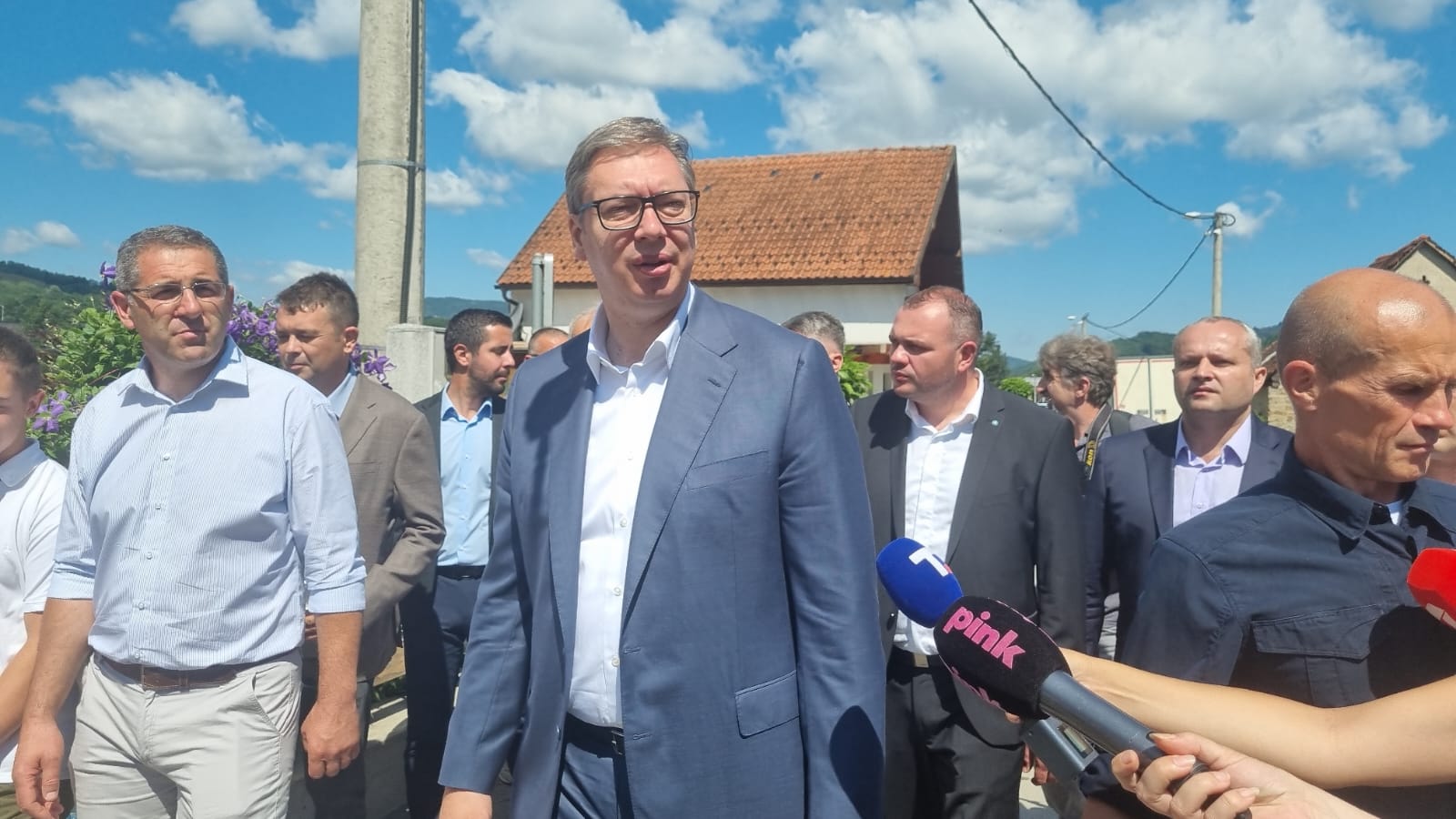 Вучић обишао по први пут као председник општину Ивањица, фото: РИНА