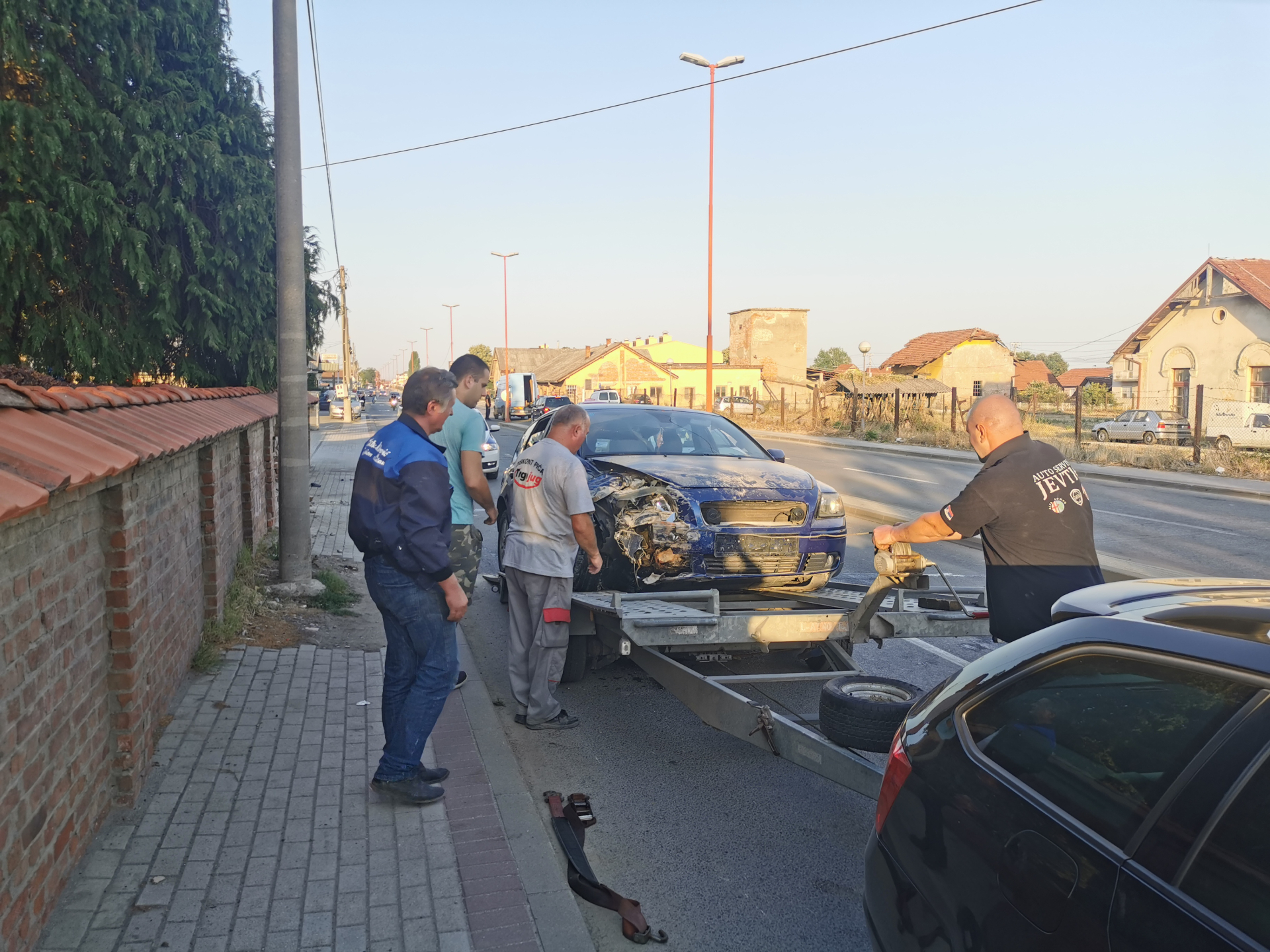 Саобрћајана незгода на прометном булевару у Чачку, фото: РИНА