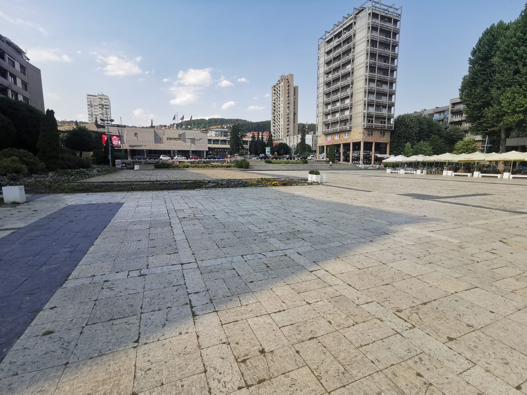 Ужице потпуно празно због огромних врућина, фото: РИНА