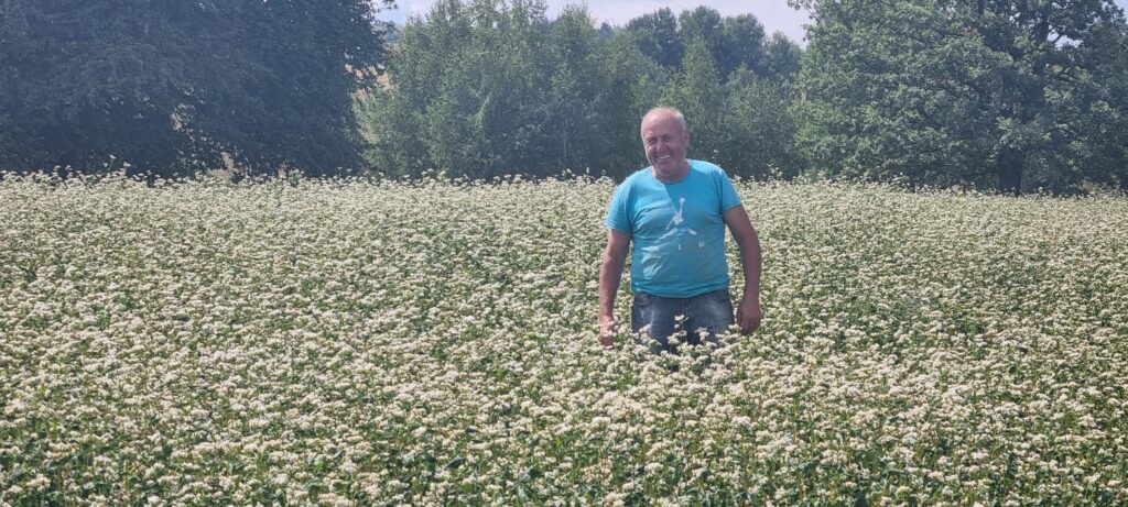 Милован из села Бабине већ деценијама узгаја стрна жита за којима влада огромна потражња, фото: РИНА