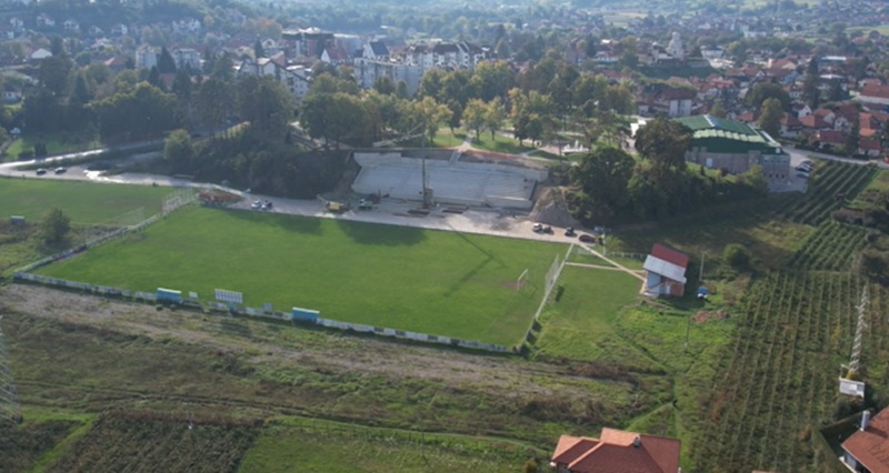 Стадион у Ариљу након деценија чекања конано добио нове трибине, фото: РИНА
