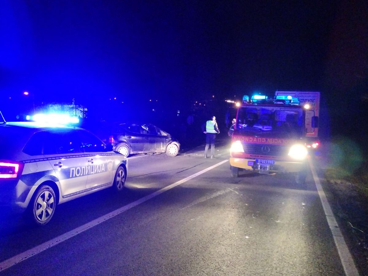 Težak udes na Ibarskoj magistrali/ Foto: Rina