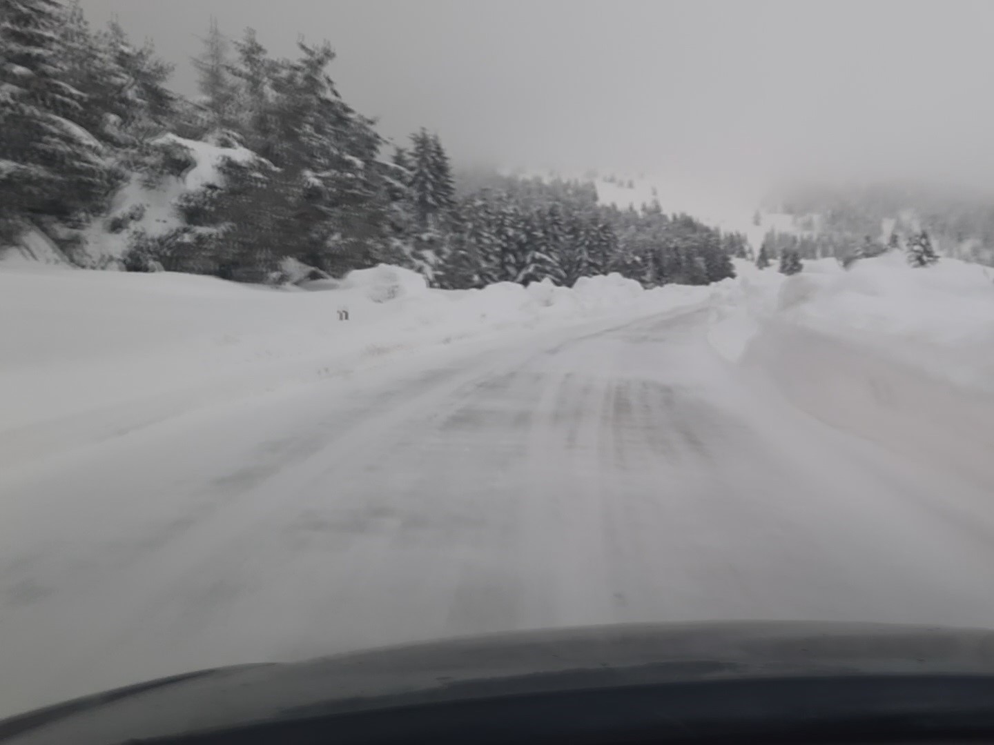 Snežna mećava na Goliji, put preko planine potpuno neprohodan: Formirani nanosi visoki nekoliko metara, putari sa teškom mehanizacijom pokušavaju da očiste rizičnu deonicu(VIDEO)