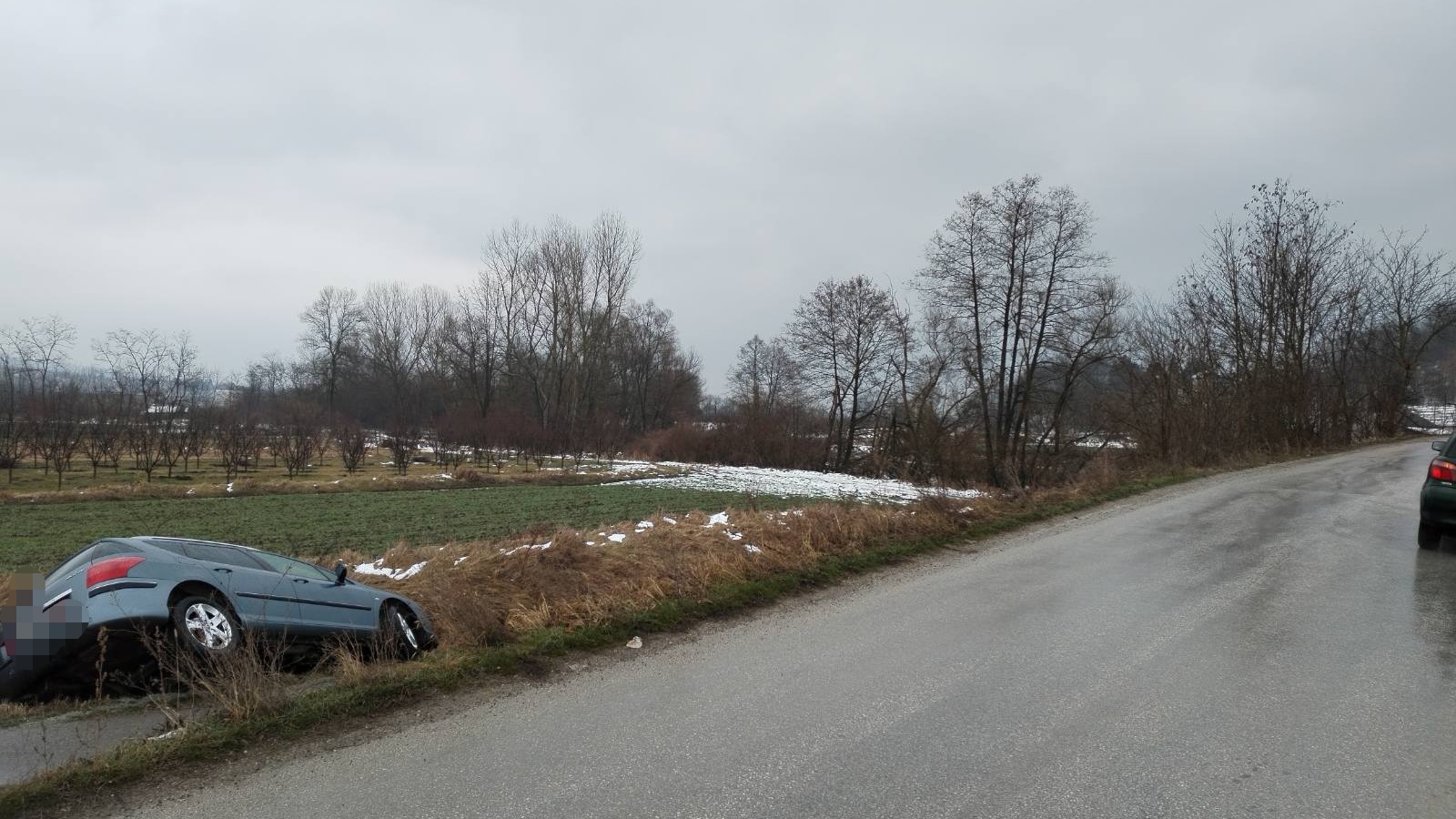 Saobraćajna nezgoda u selu Rakova kod Čačka / foto: RINA
