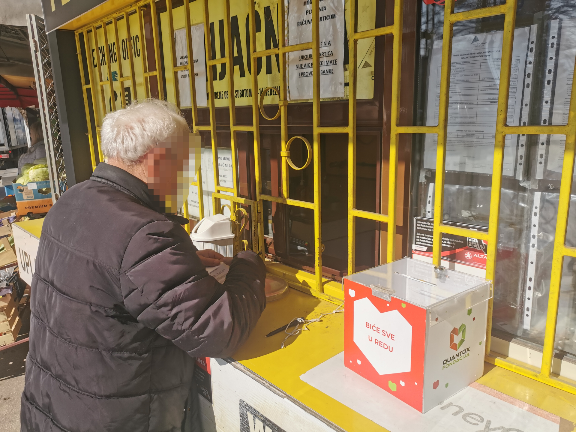 Mladić odneo novac iz kutije za prikupljanje dobrotvornih priloga / foto: RINA