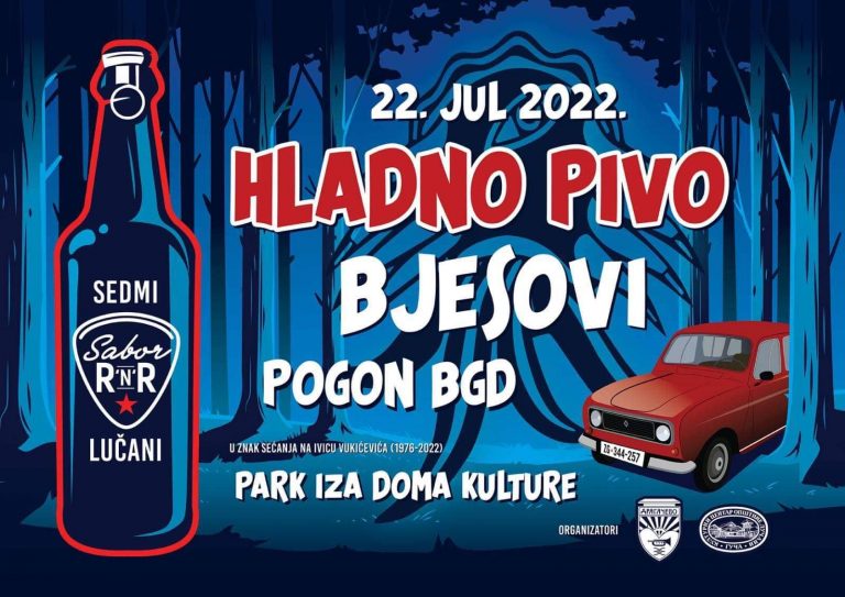 Hladno pivo 22. jula na sedmom Saboru R’n’R u Lučanima