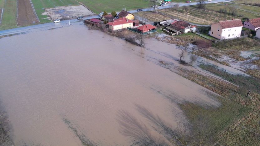 Izlila se Zapadna Morava kod Požege / foto: RINA