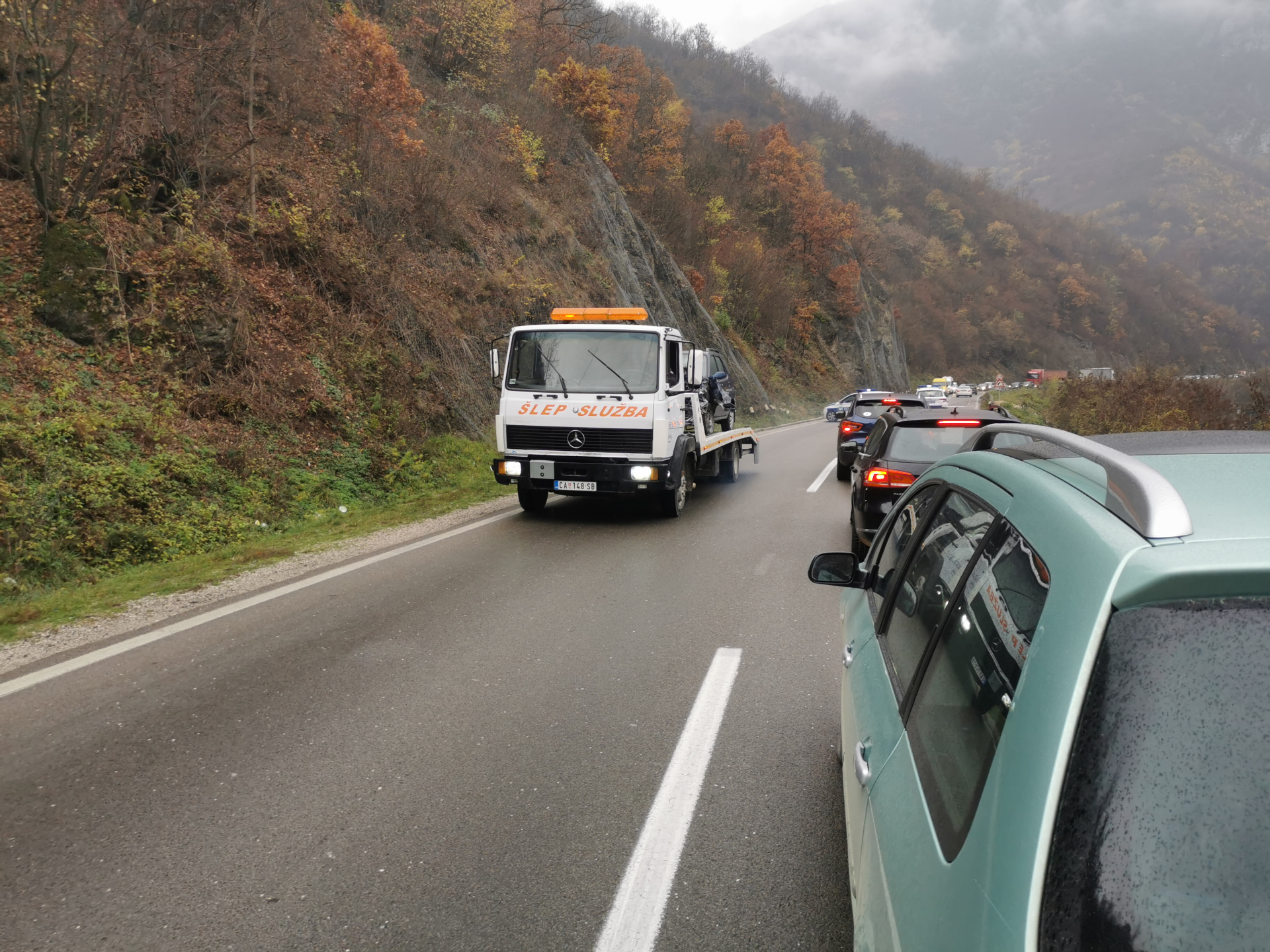 Lančani sudar u Ovčar Banji / foto: RINA