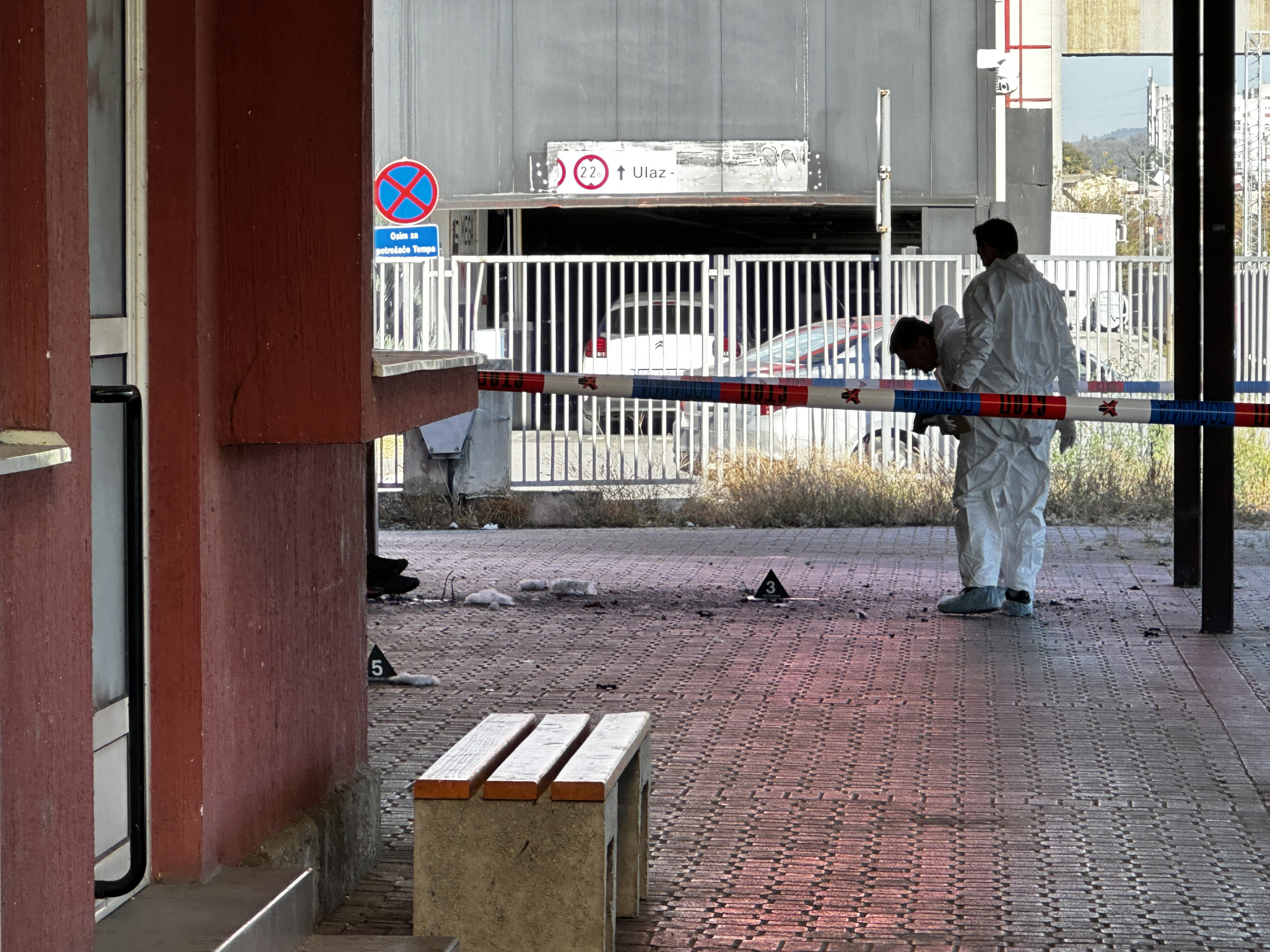 Muškarac se razneo bombom na Železničkoj stanici u Čačku / foto: RINA