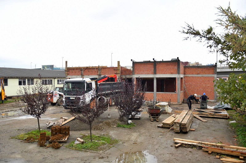 : Gradi se novi objekat za čačanske đake koji pohađaju sistem dualnog obrazovanja / foto: RINA