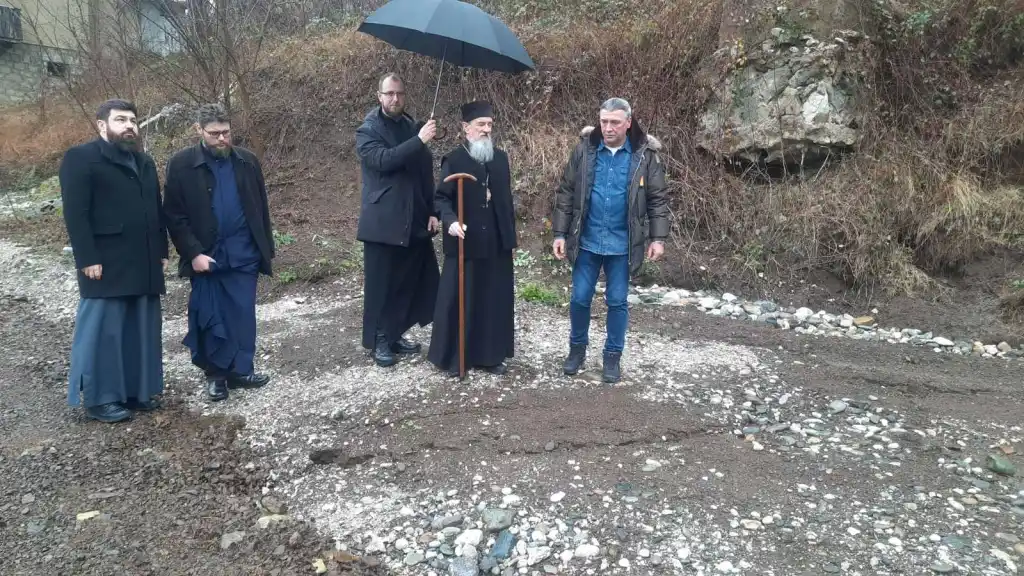 Klizište ugrožava veliku svetinju, manastir u Pribojskoj banji u opasnosti / foto: RINA