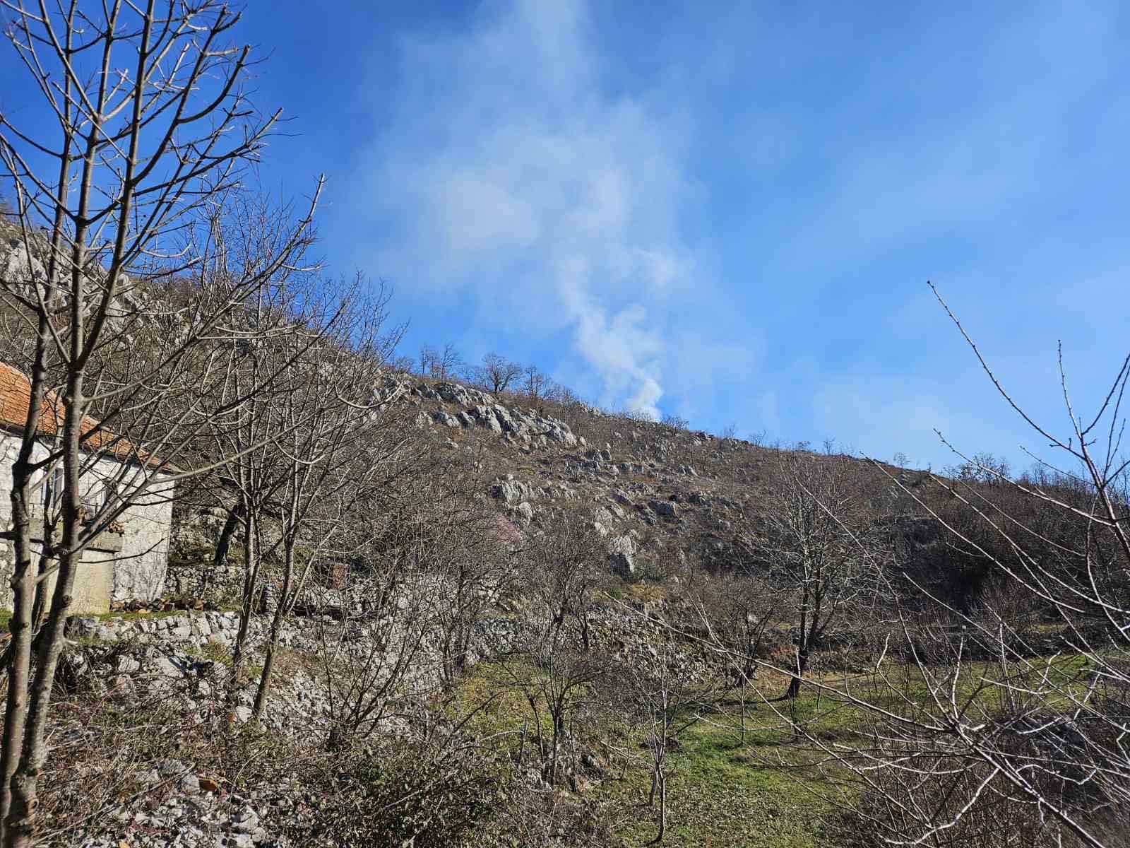 Veliki šumski požari kod Cetinja / foto: Služba za zaštitu i spašavanje Cetinje