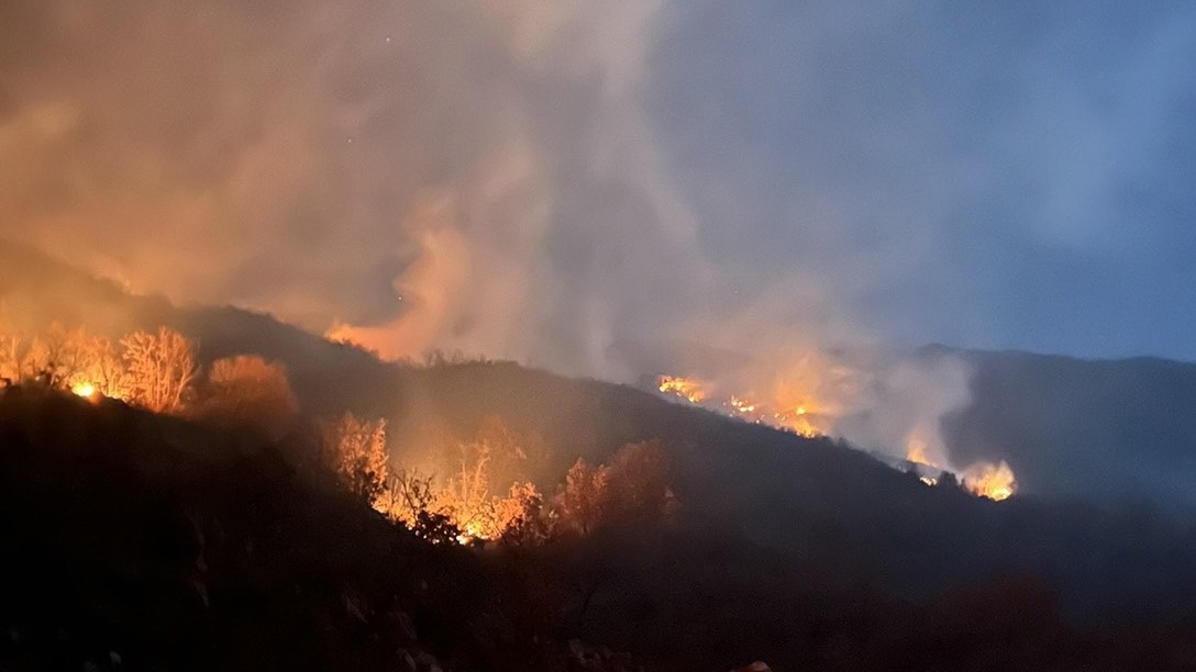 Veliki šumski požari kod Cetinja, u opasnosti bile i porodične kuće: Vatrogasci sate proveli u borbi sa ogromnim plamenom, uspeli da ih lokalizuju (FOTO)