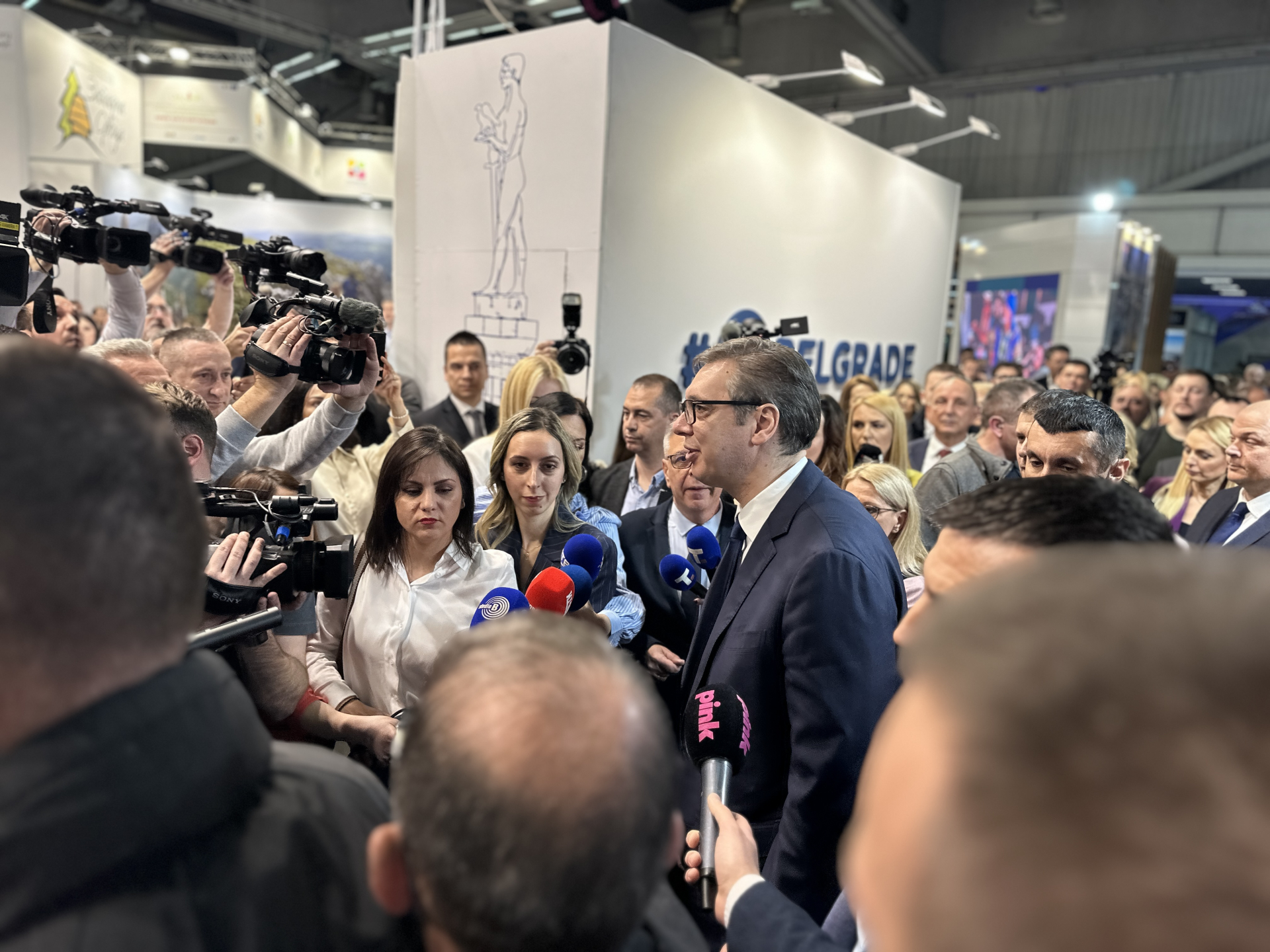 Vučić na otvaranju 45. Međunardnog saja turizma u Beogradu / foto: RINA