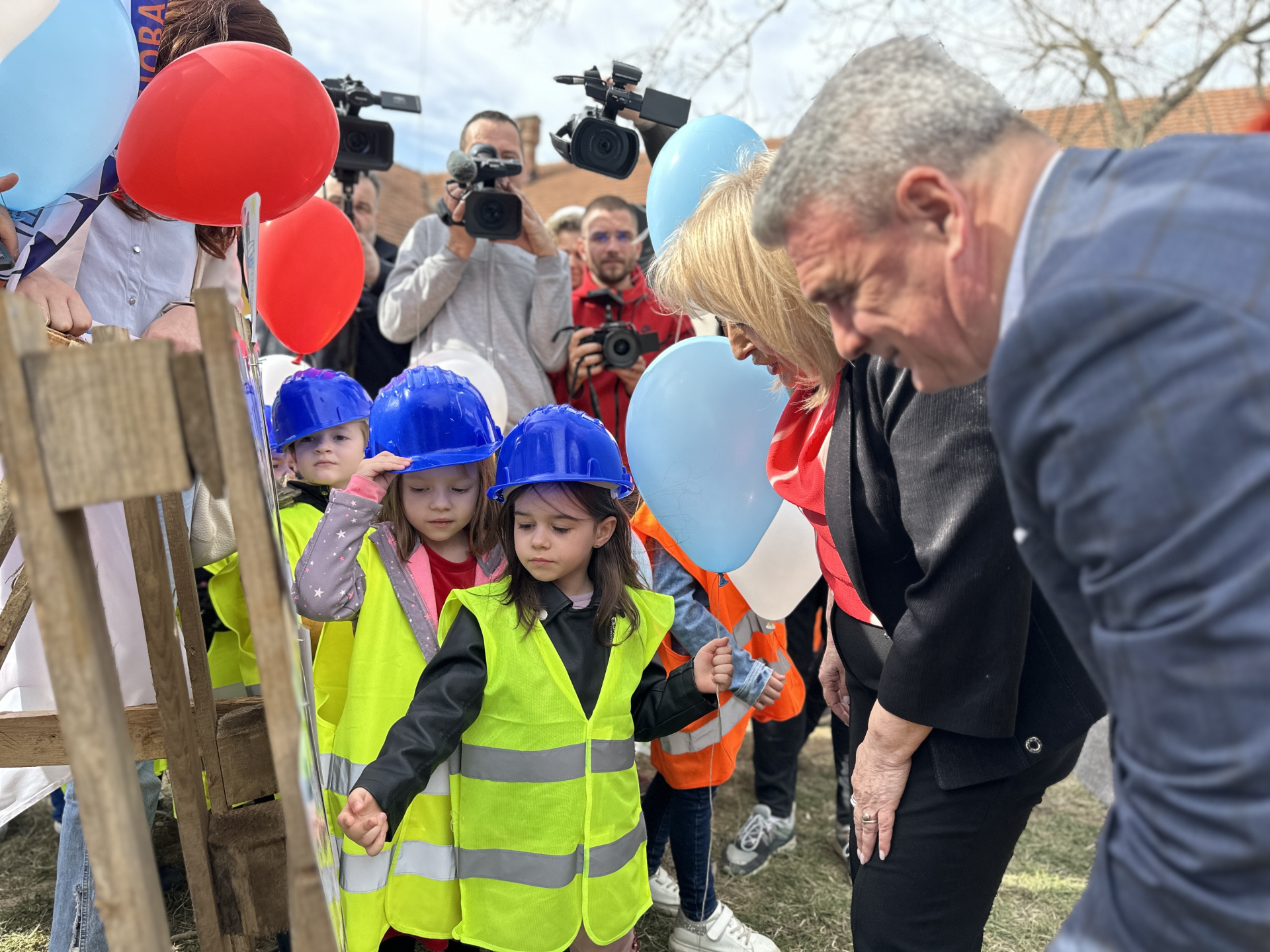 Položen kamen temeljac za izgradnju vrtića u Zablaću kod Čačka/ Foto: RINA
