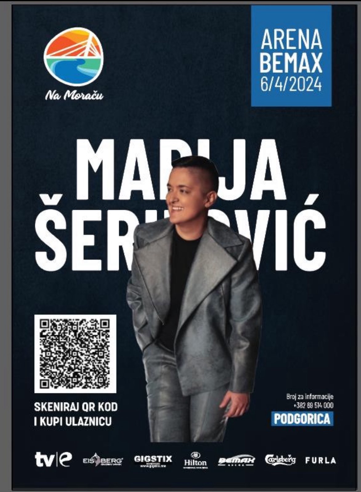 Obara sve rekorde: Marija Šerifović zakazala spektakl za 6. april u Podgorici, za njen koncert traži se karta više