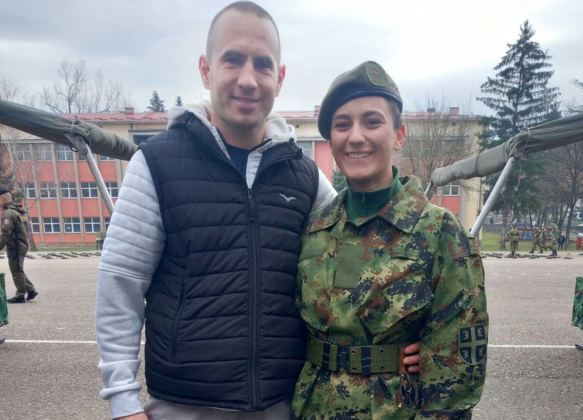Tamaru dečko zaprosio odmah nakon što je položila zakletvu / foto: Privatna arhiva